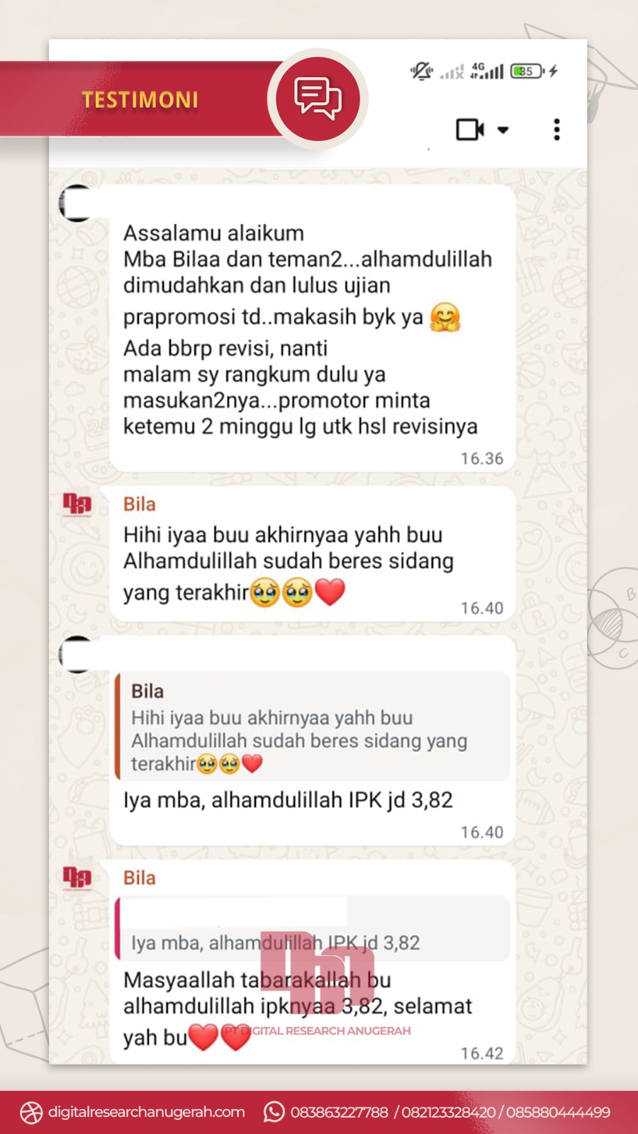 Testimoni alumni DRA 5