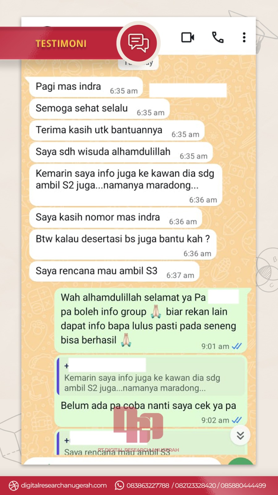 Testimoni alumni DRA 4