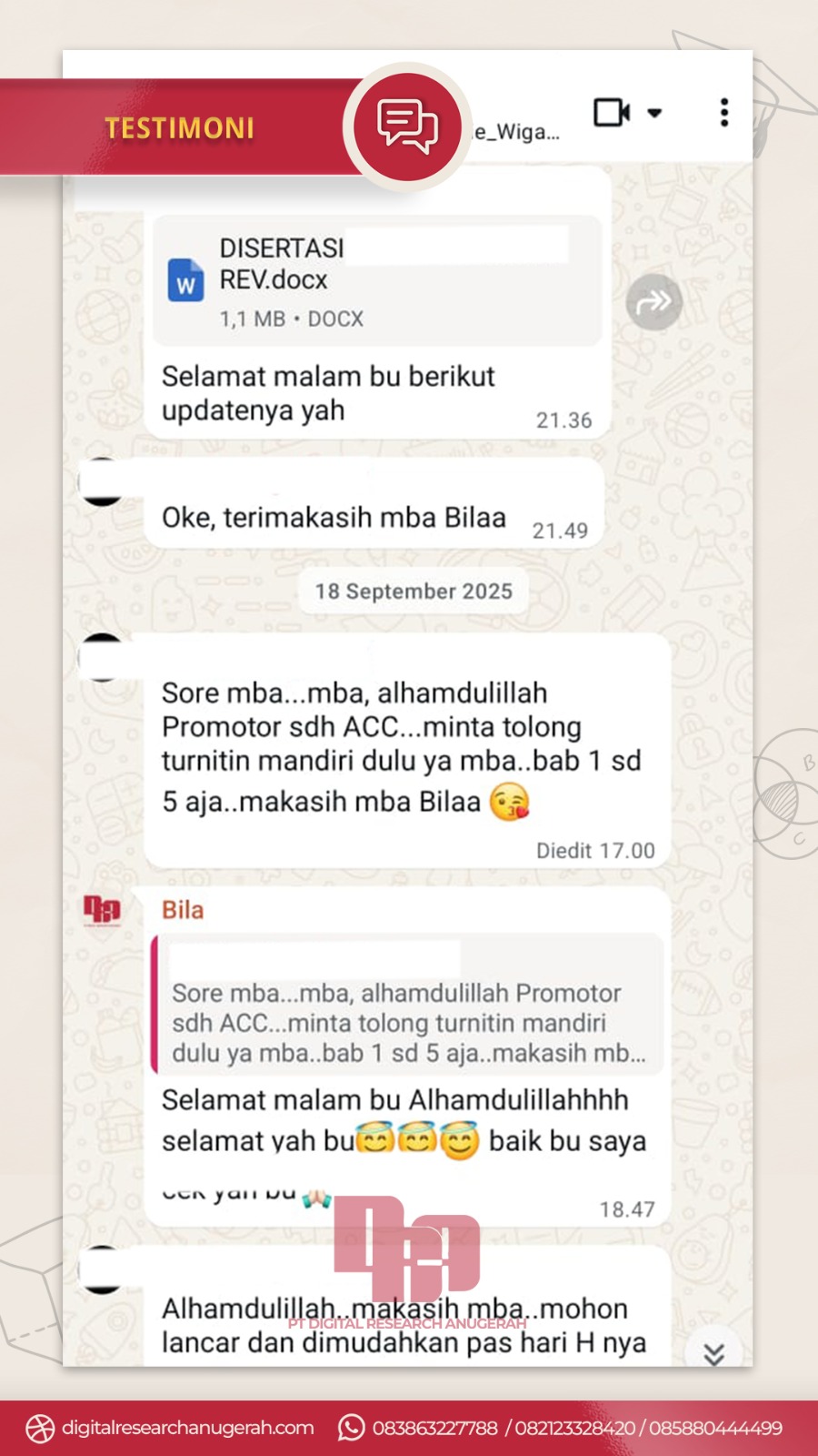 Testimoni alumni DRA 3